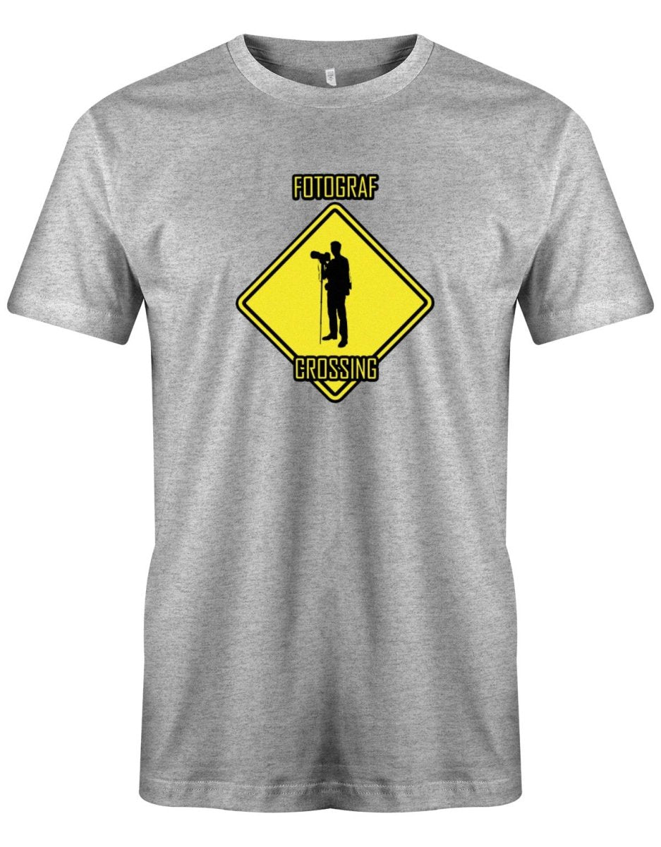 Fotograf Crossing - Herren T-Shirt - T-Shirt bedrucken mit lustigen Sprüchen bei - myShirtStore