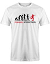 Fußball Evolution - Fußballer - Herren T-Shirt - T-Shirt bedrucken mit lustigen Sprüchen bei - myShirtStore