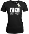 Game Over - Heute Morgen - Junggesellinnenabschied - Damen T-Shirt - T-Shirt bedrucken mit lustigen Sprüchen bei - myShirtStore