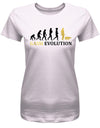 Gassi Evolution - Tierliebhaber - Hundebesitzer - Damen T-Shirt - T-Shirt bedrucken mit lustigen Sprüchen bei - myShirtStore