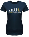 Gassi Evolution - Tierliebhaber - Hundebesitzer - Damen T-Shirt - T-Shirt bedrucken mit lustigen Sprüchen bei - myShirtStore