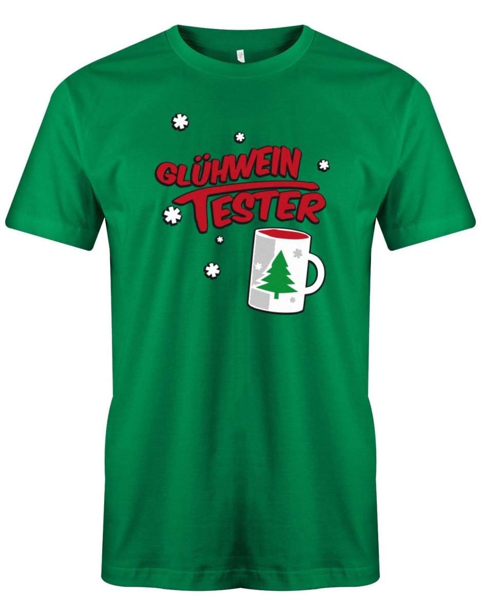 Glühwein Tester - Weihnachten - Herren T-Shirt - T-Shirt bedrucken mit lustigen Sprüchen bei - myShirtStore