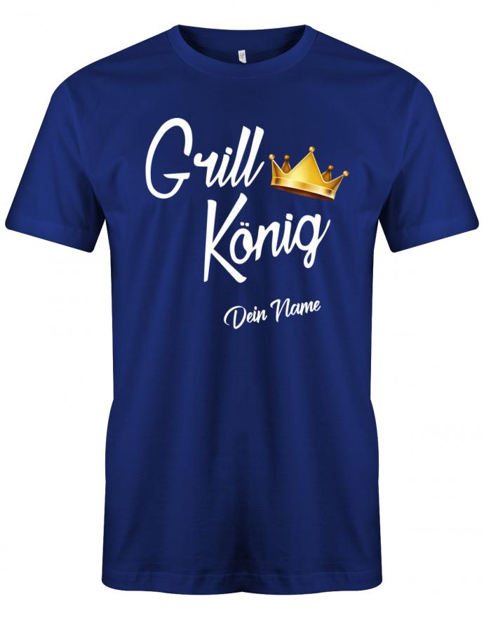 Grill König - grillen - Herren T-Shirt - T-Shirt bedrucken mit lustigen Sprüchen bei - myShirtStore