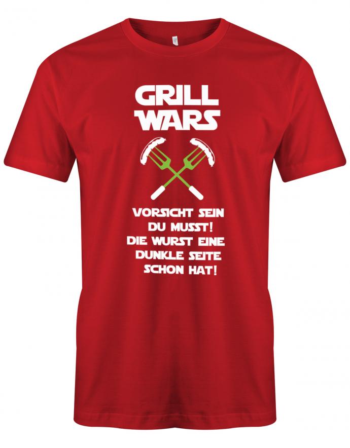 Grill Wars - Dunkle Seite - grillen - Herren T-Shirt - T-Shirt bedrucken mit lustigen Sprüchen bei - myShirtStore