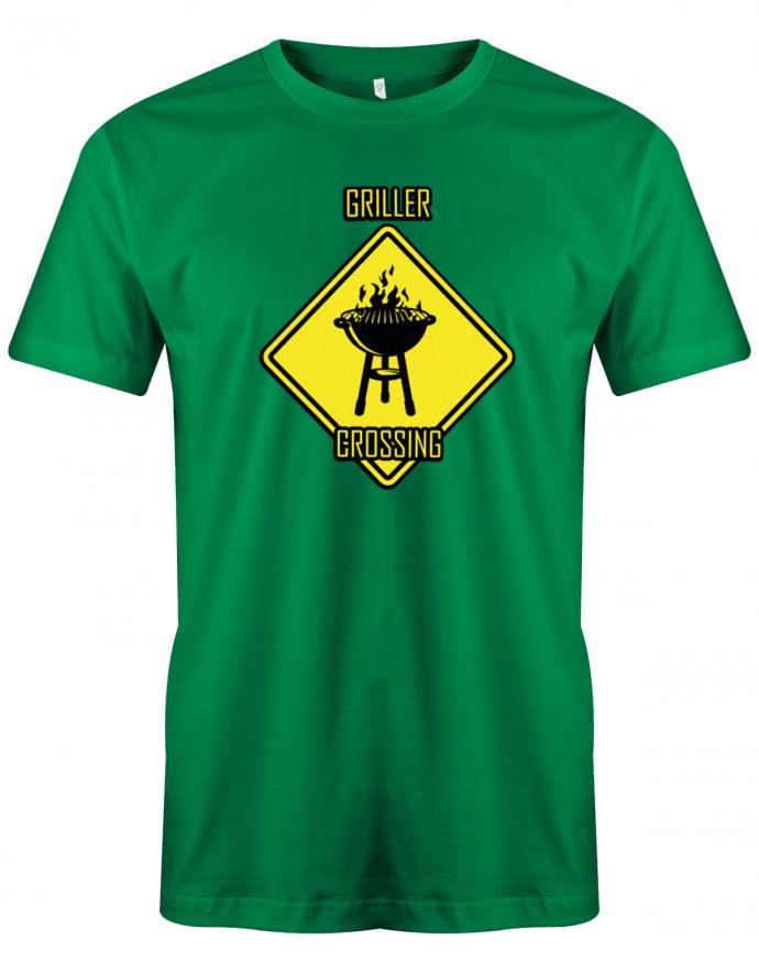 Griller Crossing - grillen Fleisch Holzkohle - Herren T-Shirt - T-Shirt bedrucken mit lustigen Sprüchen bei - myShirtStore