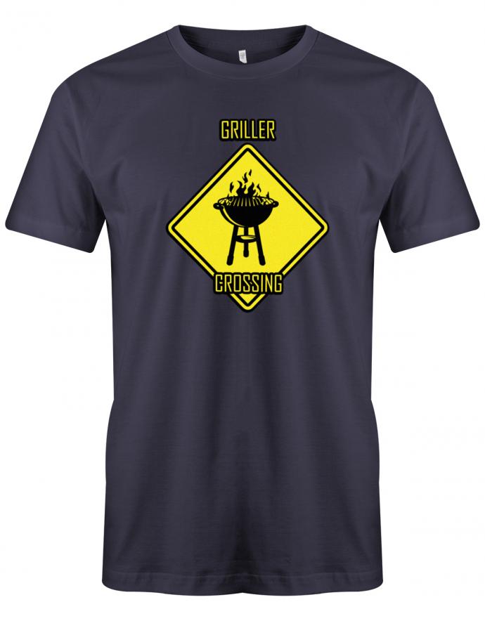 Griller Crossing - grillen Fleisch Holzkohle - Herren T-Shirt - T-Shirt bedrucken mit lustigen Sprüchen bei - myShirtStore