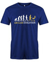 Griller Evolution - Fleisch grillen - Herren T-Shirt - T-Shirt bedrucken mit lustigen Sprüchen bei - myShirtStore