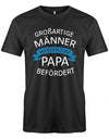 Großartige Männer werden zum Papa befördert - Werdender Papa Shirt Herren - T-Shirt bedrucken mit lustigen Sprüchen bei - myShirtStore