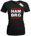 HAM BRG - Hamburg - Damen T-Shirt - T-Shirt bedrucken mit lustigen Sprüchen bei - myShirtStore