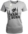 Hamburg meine Stadt mein Verein - Damen T-Shirt - T-Shirt bedrucken mit lustigen Sprüchen bei - myShirtStore