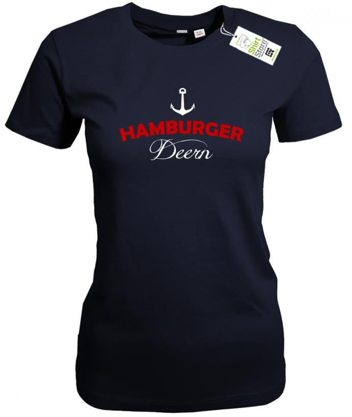 Hamburger Deern - Damen T-Shirt - T-Shirt bedrucken mit lustigen Sprüchen bei - myShirtStore