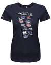 Hamburger Titel - Sticker Bomb - Hamburg - Damen T-Shirt - T-Shirt bedrucken mit lustigen Sprüchen bei - myShirtStore