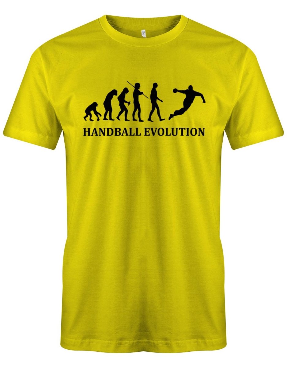 Handball Evolution - Handballer - Herren T-Shirt - T-Shirt bedrucken mit lustigen Sprüchen bei - myShirtStore