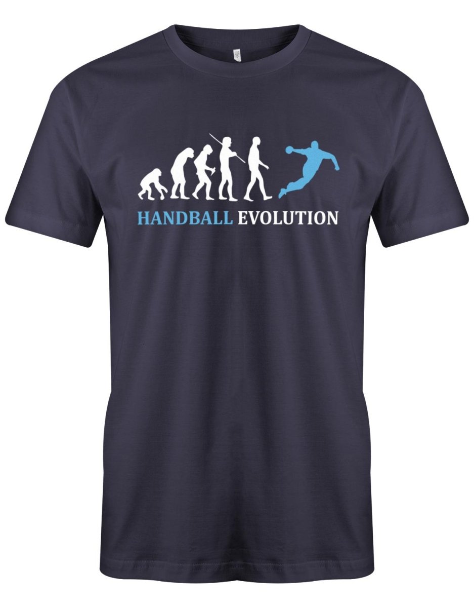 Handball Evolution - Handballer - Herren T-Shirt - T-Shirt bedrucken mit lustigen Sprüchen bei - myShirtStore