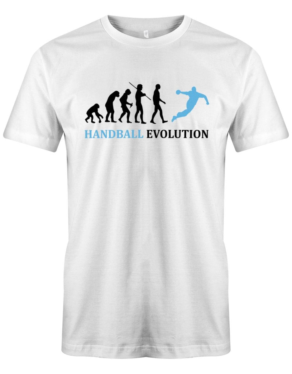 Handball Evolution - Handballer - Herren T-Shirt - T-Shirt bedrucken mit lustigen Sprüchen bei - myShirtStore