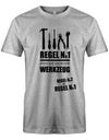 Hände weg von meinem Werkzeug - Handwerk - Herren T-Shirt - T-Shirt bedrucken mit lustigen Sprüchen bei - myShirtStore