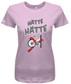 Hätte Hätte Fahrradkette - Fahrräder - Damen T-Shirt - T-Shirt bedrucken mit lustigen Sprüchen bei - myShirtStore