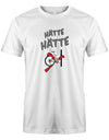 Hätte Hätte Fahrradkette - Sprüche - Herren T-Shirt - T-Shirt bedrucken mit lustigen Sprüchen bei - myShirtStore