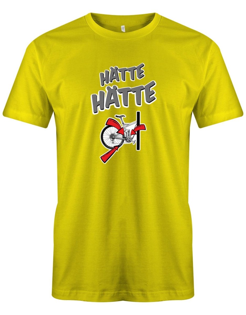 Hätte Hätte Fahrradkette - Sprüche - Herren T-Shirt - T-Shirt bedrucken mit lustigen Sprüchen bei - myShirtStore