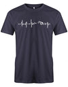 Herzschlag Berge - EKG - Herren T-Shirt - T-Shirt bedrucken mit lustigen Sprüchen bei - myShirtStore