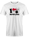 I Love Bowling - Bowler - Herren T-Shirt - T-Shirt bedrucken mit lustigen Sprüchen bei - myShirtStore