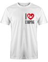 I Love Camping - Herren T-Shirt - T-Shirt bedrucken mit lustigen Sprüchen bei - myShirtStore