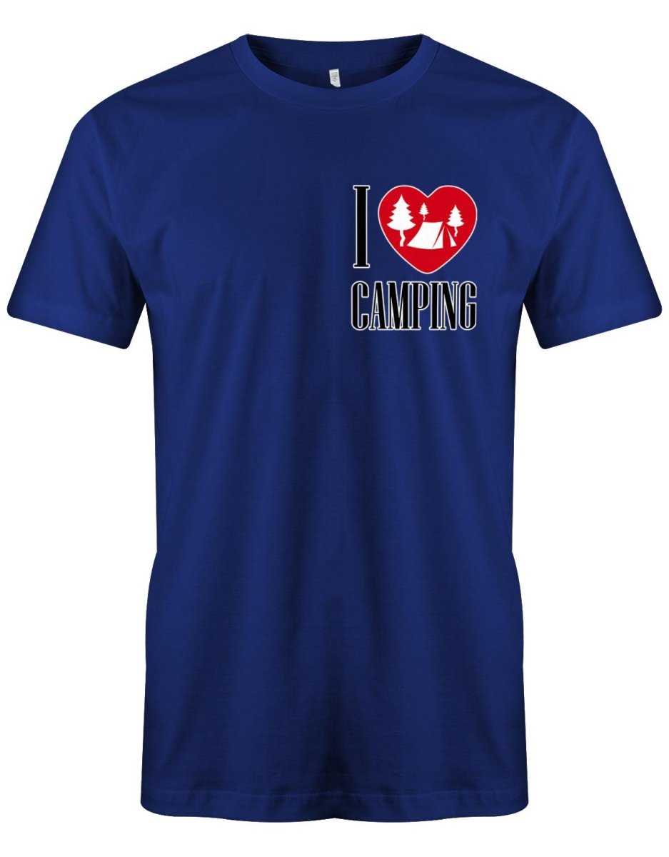 I Love Camping - Herren T-Shirt - T-Shirt bedrucken mit lustigen Sprüchen bei - myShirtStore