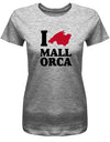 I Love Mallorca - Landkarte - Damen T-Shirt - T-Shirt bedrucken mit lustigen Sprüchen bei - myShirtStore