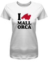 I Love Mallorca - Landkarte - Damen T-Shirt - T-Shirt bedrucken mit lustigen Sprüchen bei - myShirtStore