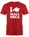 I Love Mallorca - Landkarte - Herren T-Shirt - T-Shirt bedrucken mit lustigen Sprüchen bei - myShirtStore