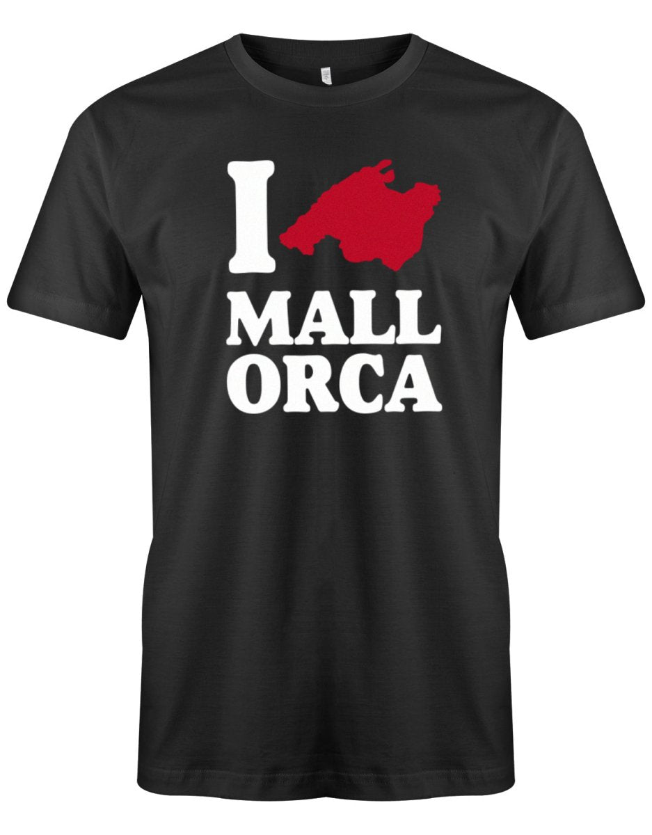 I Love Mallorca - Landkarte - Herren T-Shirt - T-Shirt bedrucken mit lustigen Sprüchen bei - myShirtStore