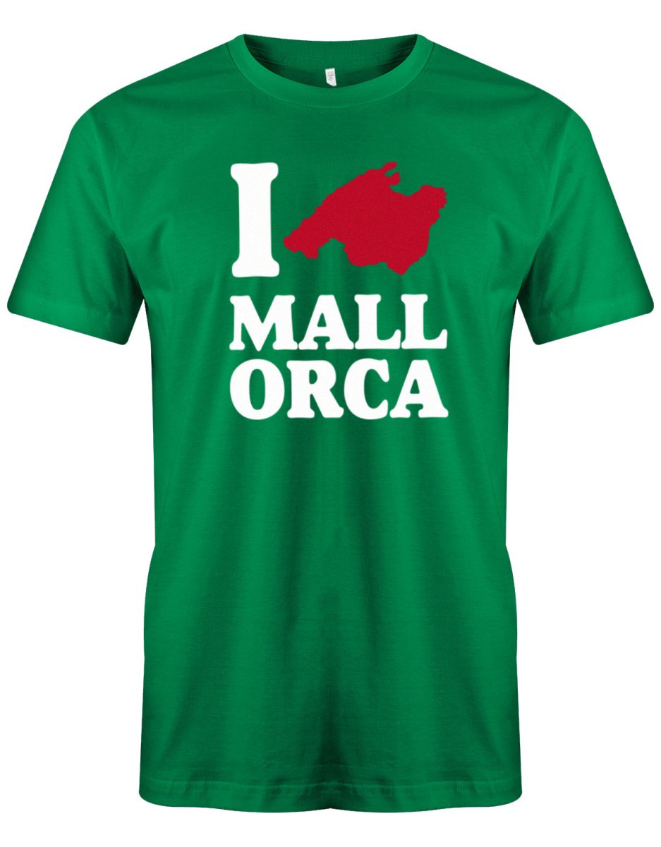 I Love Mallorca - Landkarte - Herren T-Shirt - T-Shirt bedrucken mit lustigen Sprüchen bei - myShirtStore