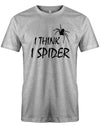 I think I spider - Deutsch English - Denglish Sprüche Fun Shirt Herren - T-Shirt bedrucken mit lustigen Sprüchen bei - myShirtStore