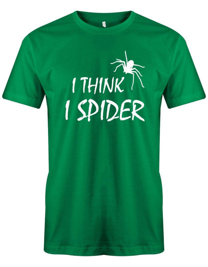 I think I spider - Deutsch English - Denglish Sprüche Fun Shirt Herren - T-Shirt bedrucken mit lustigen Sprüchen bei - myShirtStore