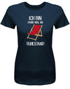 Ich bin dann mal im Ruhestand - Liegestuhl - Rentner - Damen T-Shirt - T-Shirt bedrucken mit lustigen Sprüchen bei - myShirtStore