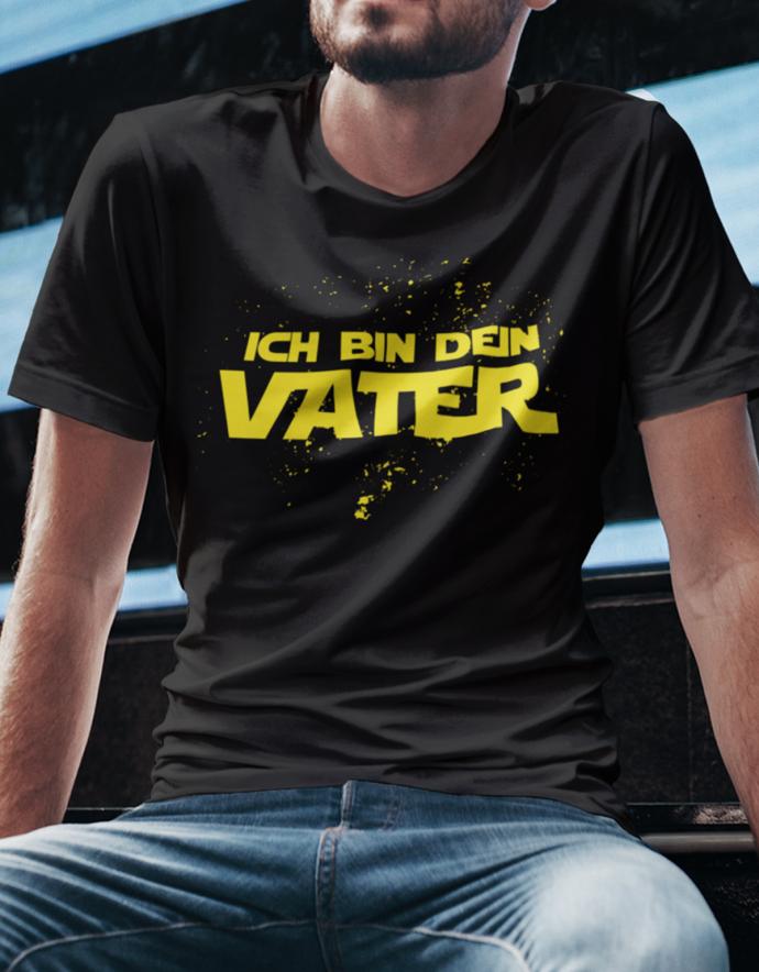 Ich bin dein Vater Galaxy - Papa Shirt Herren - T-Shirt bedrucken mit lustigen Sprüchen bei - myShirtStore