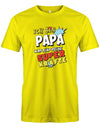 Ich bin Papa was sind deine Superkräfte - Papa Held Shirt Herren - T-Shirt bedrucken mit lustigen Sprüchen bei - myShirtStore