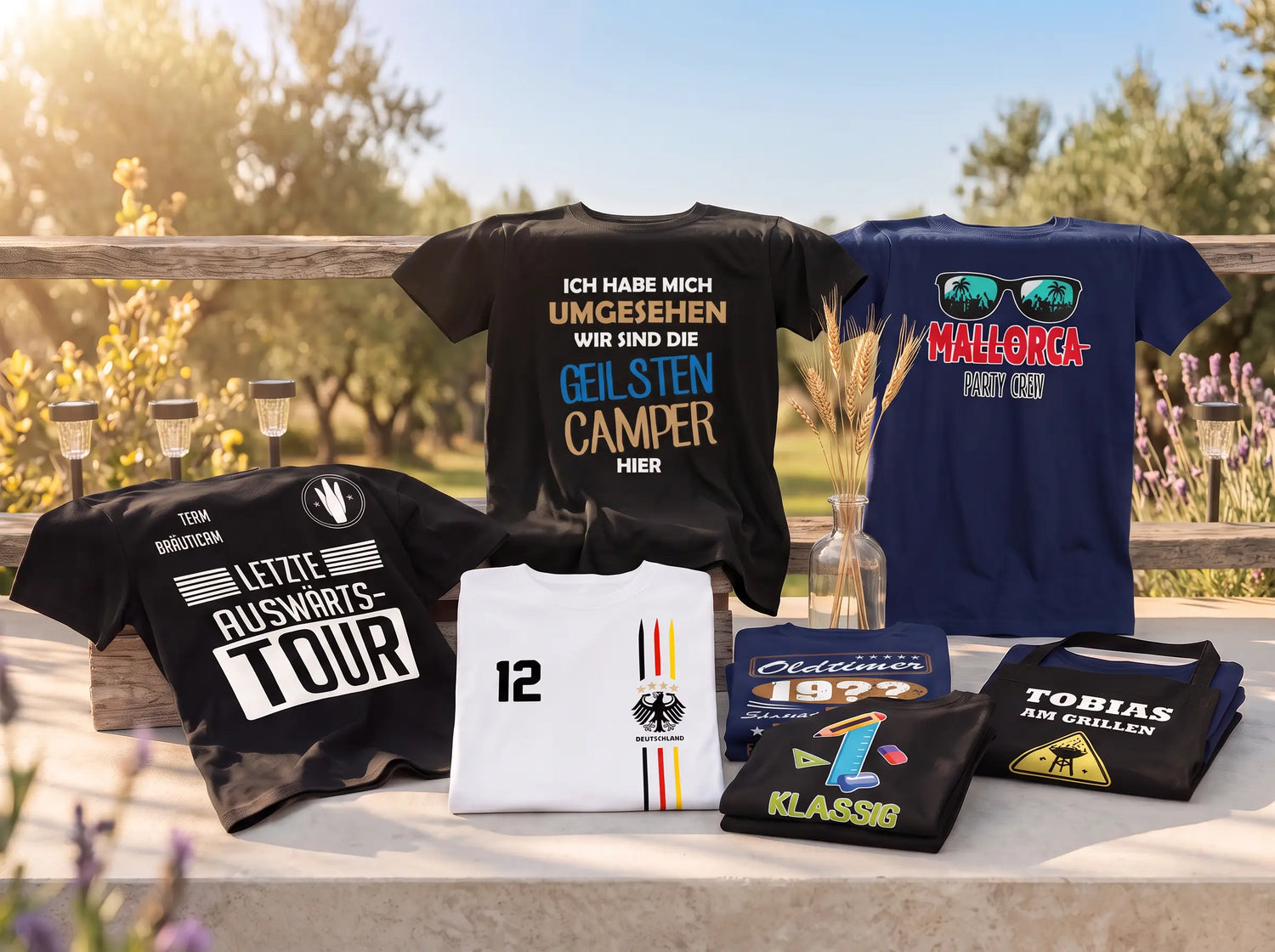 Auswahl lustiger T-Shirts für JGA, Hobbys, Sport, Geburtstag und Freizeit bei MyShirtStore