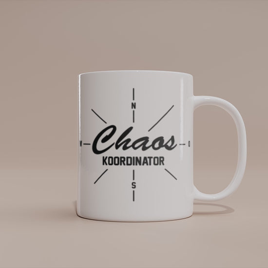 Video - Chaos Koordinator Tasse – Lustige Geschenkidee für Mama, Lehrer & Kollegen