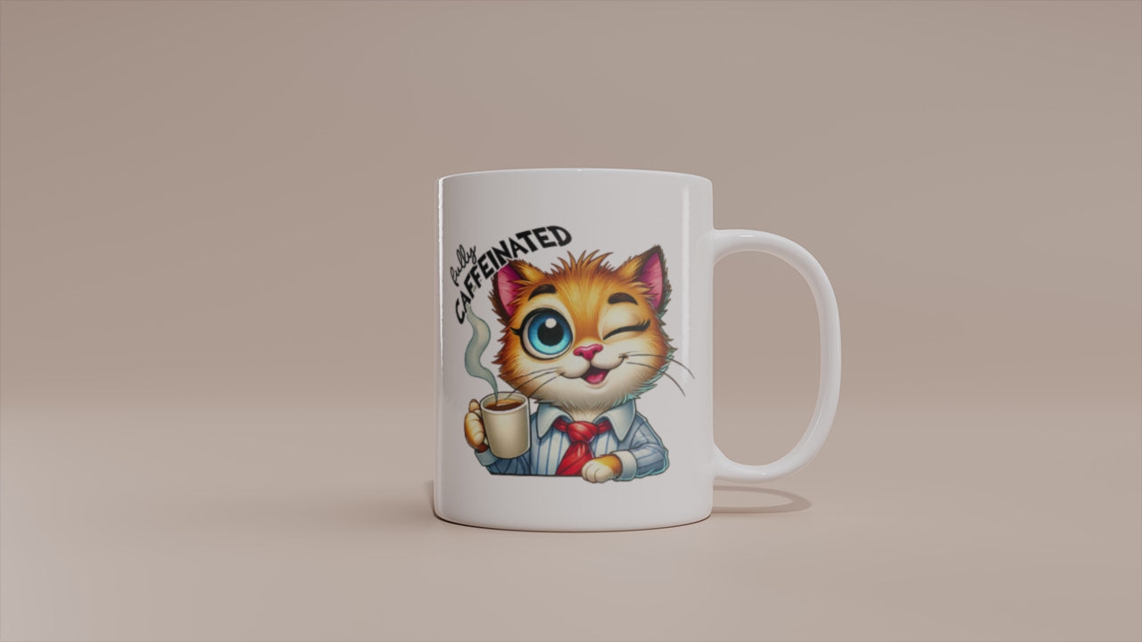 Video - Stimmungswechsel Tasse – Katze Vor dem Kaffee / Nach dem Kaffee