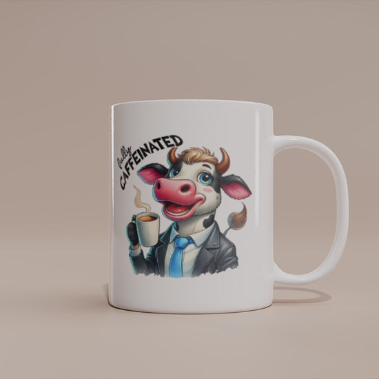 Video - Stimmungswechsel Tasse – Fleckenkuh Vor dem Kaffee / Nach dem Kaffee