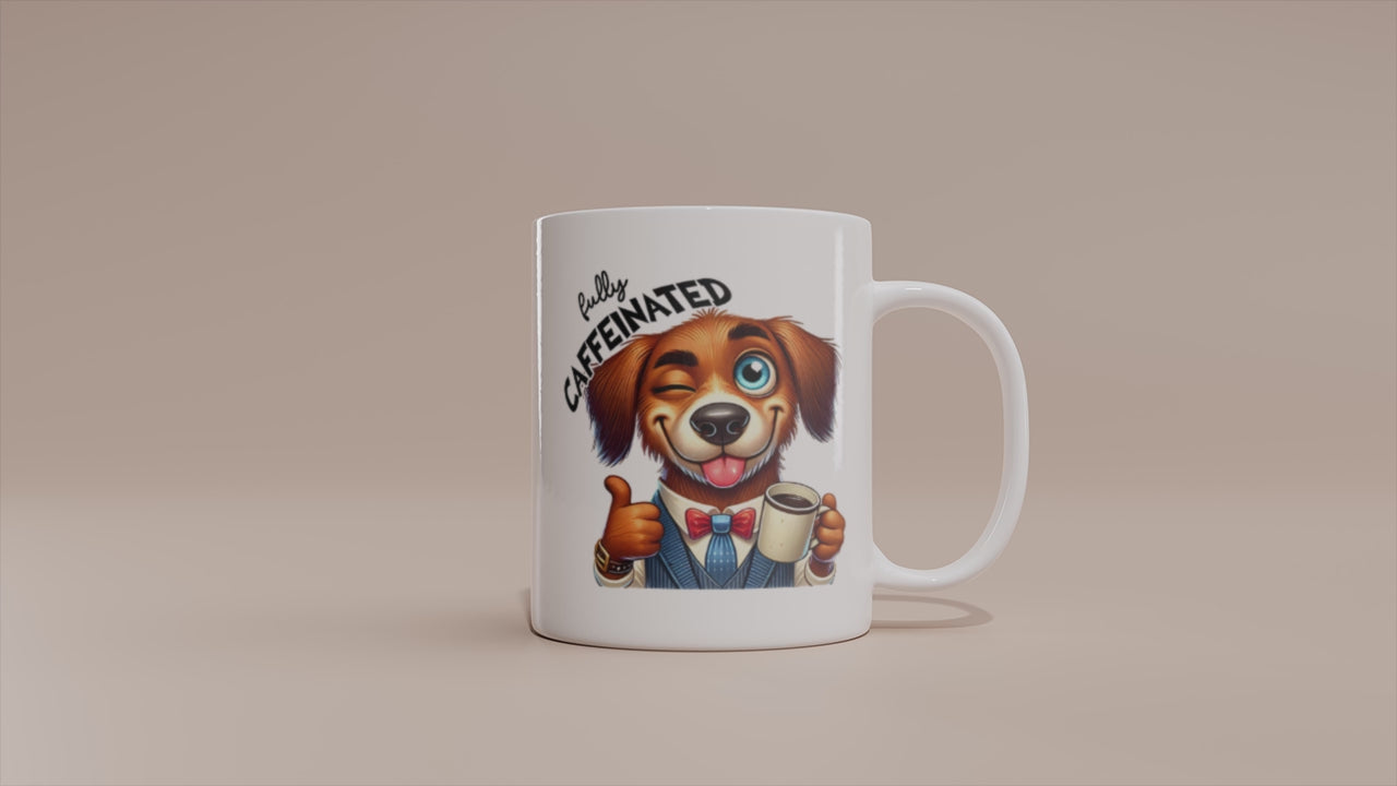 Video - Stimmungswechsel Tasse – Bürohund Vor dem Kaffee / Nach dem Kaffee