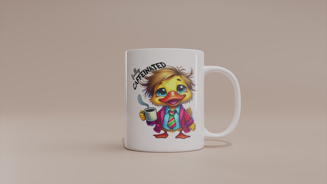 Video - Doppelmotiv Tasse – Ente Vor dem Kaffee / Nach dem Kaffee