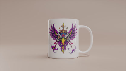 Video - Adler Tasse – Tribal Design mit leuchtenden Farben