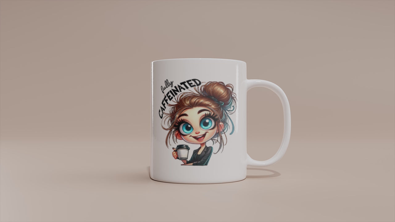 Video - Stimmungswechsel Tasse – Frau Vor dem Kaffee / Nach dem Kaffee