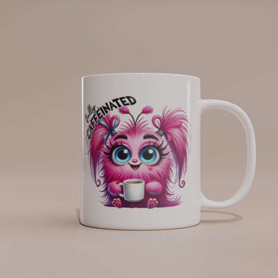 Video - Doppelmotiv Tasse – Plüschmonster Vor dem Kaffee / Nach dem Kaffee