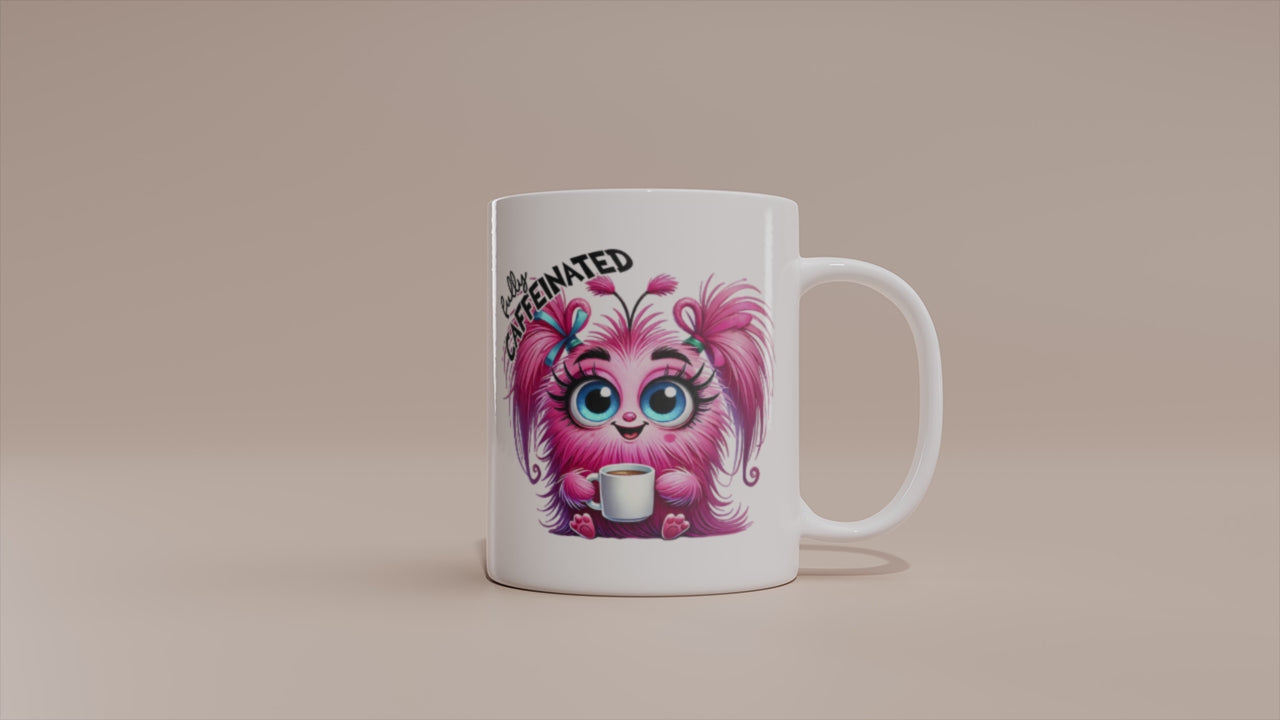 Video - Doppelmotiv Tasse – Plüschmonster Vor dem Kaffee / Nach dem Kaffee