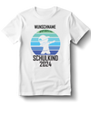 Personalisierbares T-Shirt "Schulkind 2024 - Jetzt geht's los" mit Wunschname