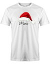 Weihnachtsmütze Wunschname Herren T Shirt