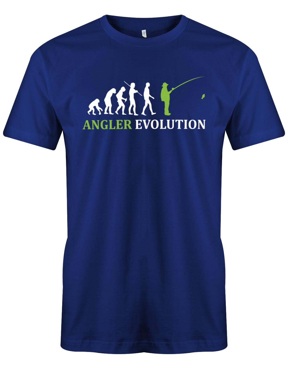 Angler-Evolution-Herren-Shirt-Royalblau